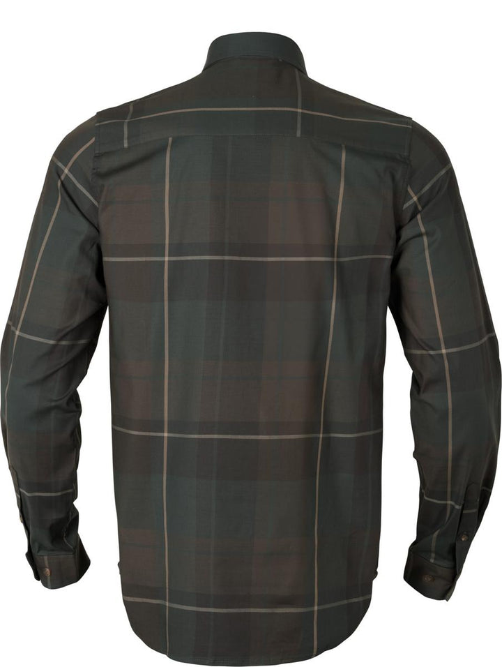Harkila Akse L/S Shirt Shadow brown check
