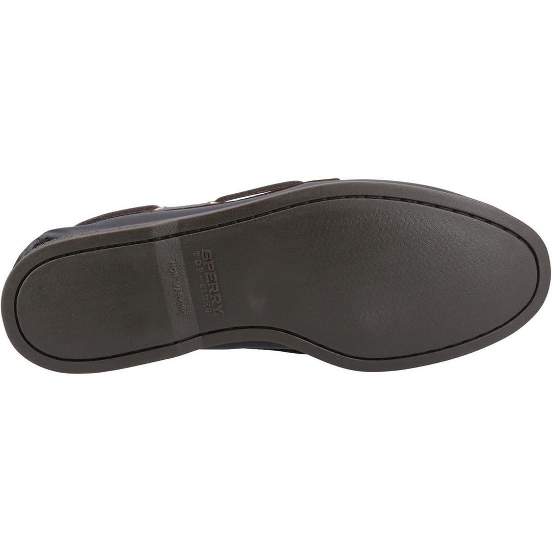 Sperry Authentic 2 Eye Boat Shoe Amaretto/Black