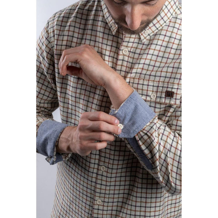 Caterpillar Tattersall Button Down Shirt Multicoloured