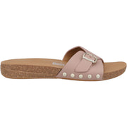 Fitflop iQushion Adjustable Buckle Slides Beige Buff