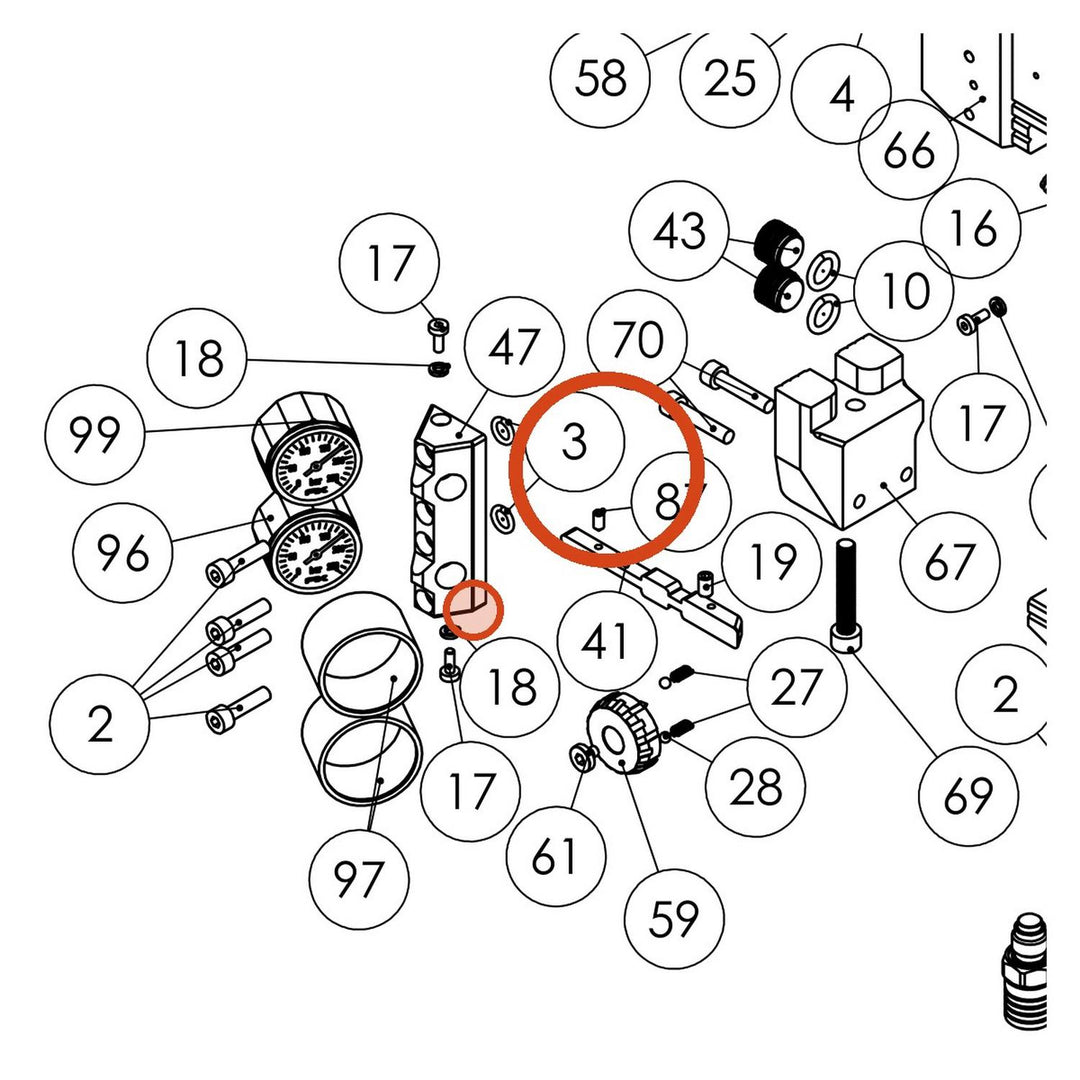 FX Quick Adjustment Axle Impact M3 10291