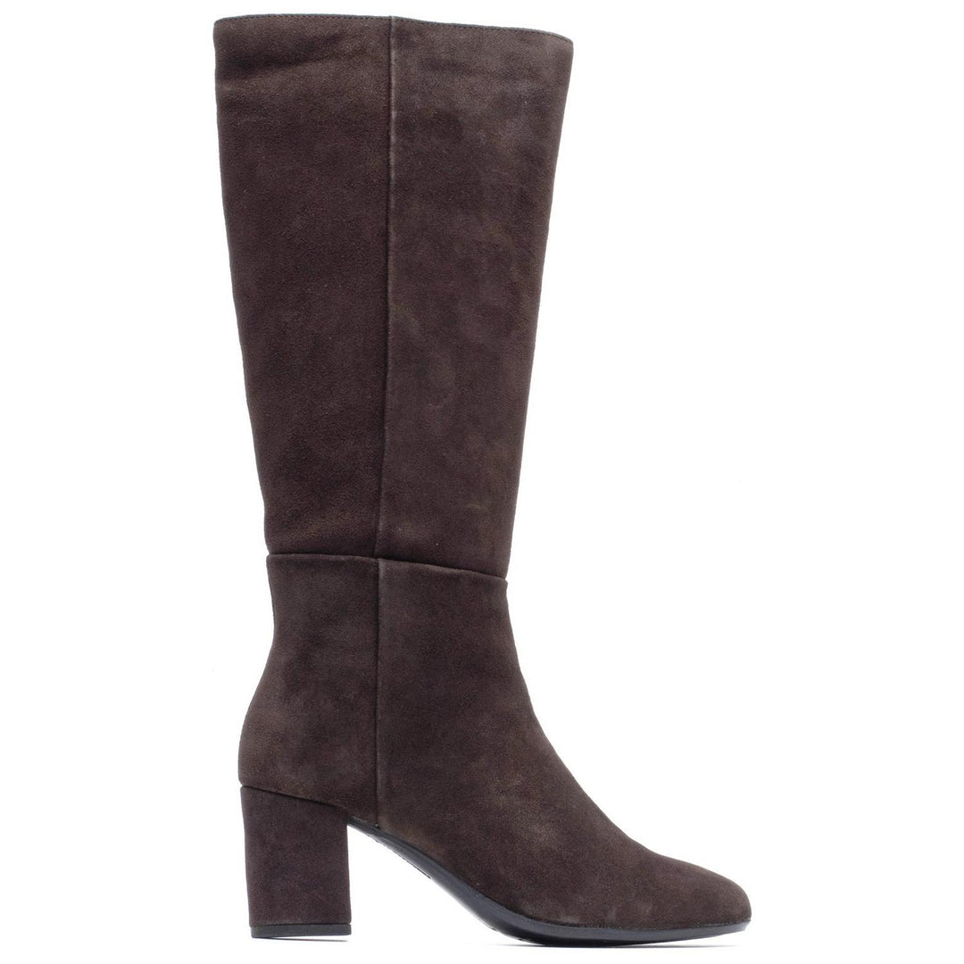 Oprah Suede Long Boot Chocolate