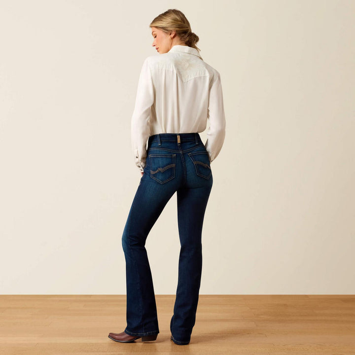 Ariat Ladies High Rise Ballary Boot Cut Jean – view 2