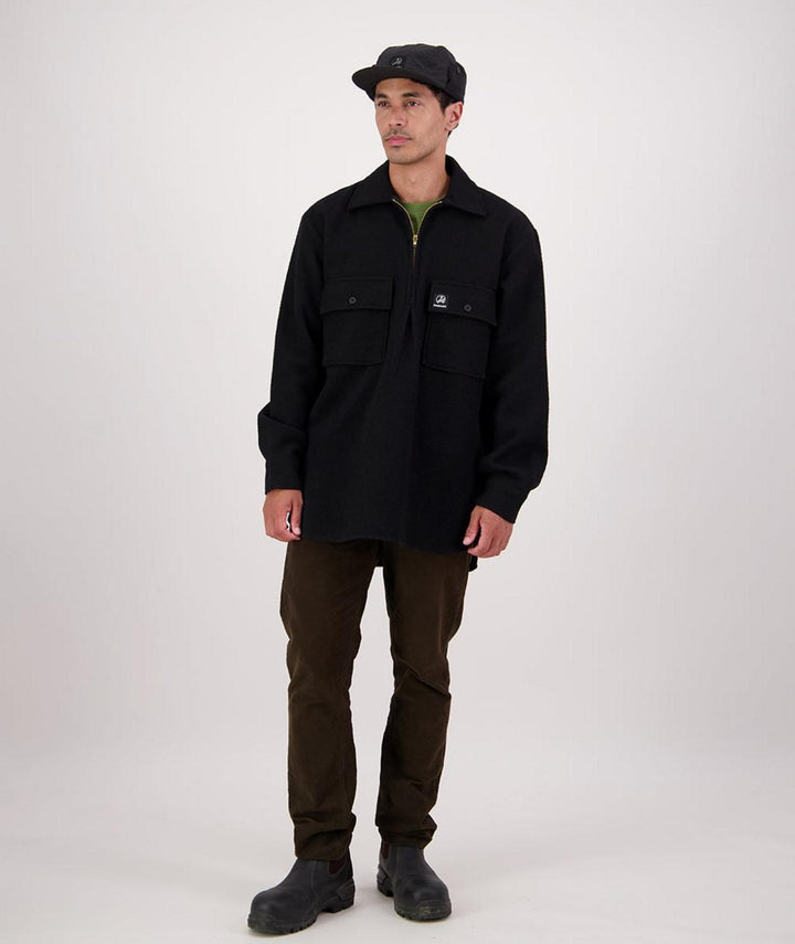 Swanndri Men's Ranger Wool Bushshirt with Zip-up Front