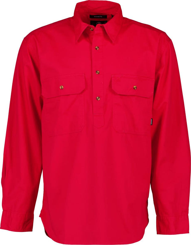 Swanndri Bendigo Work Shirt Bright Red