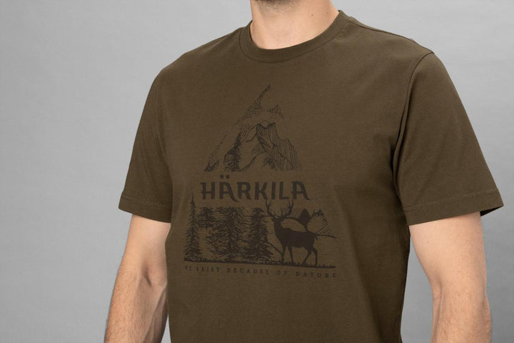 Härkila Nature S/S t-shirt Willow green