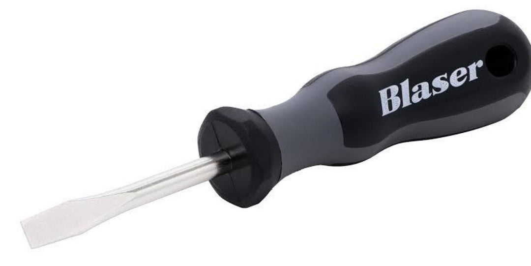 Screwdriver for slotted nut long