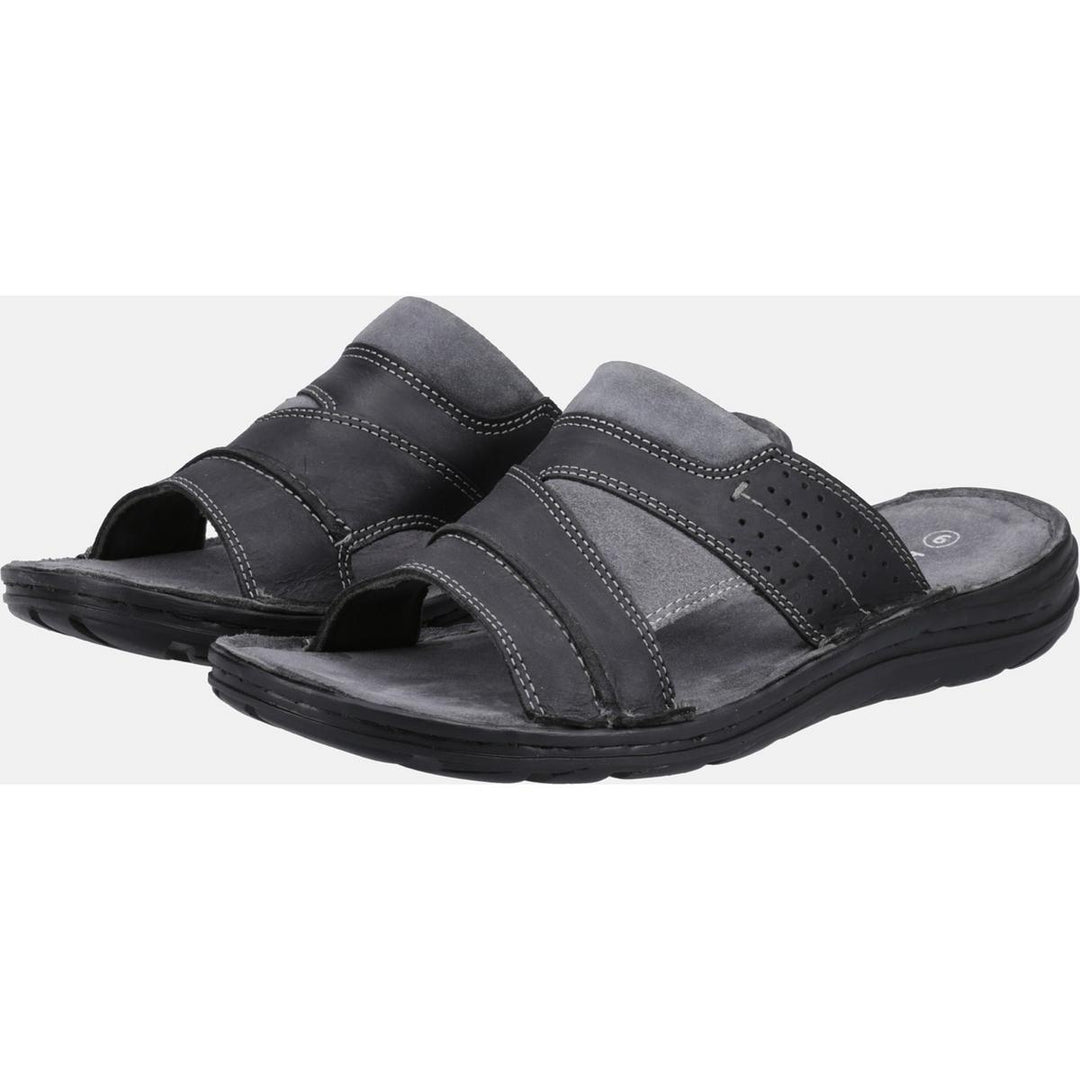 Hush Puppies Archer Mule Sandal Black