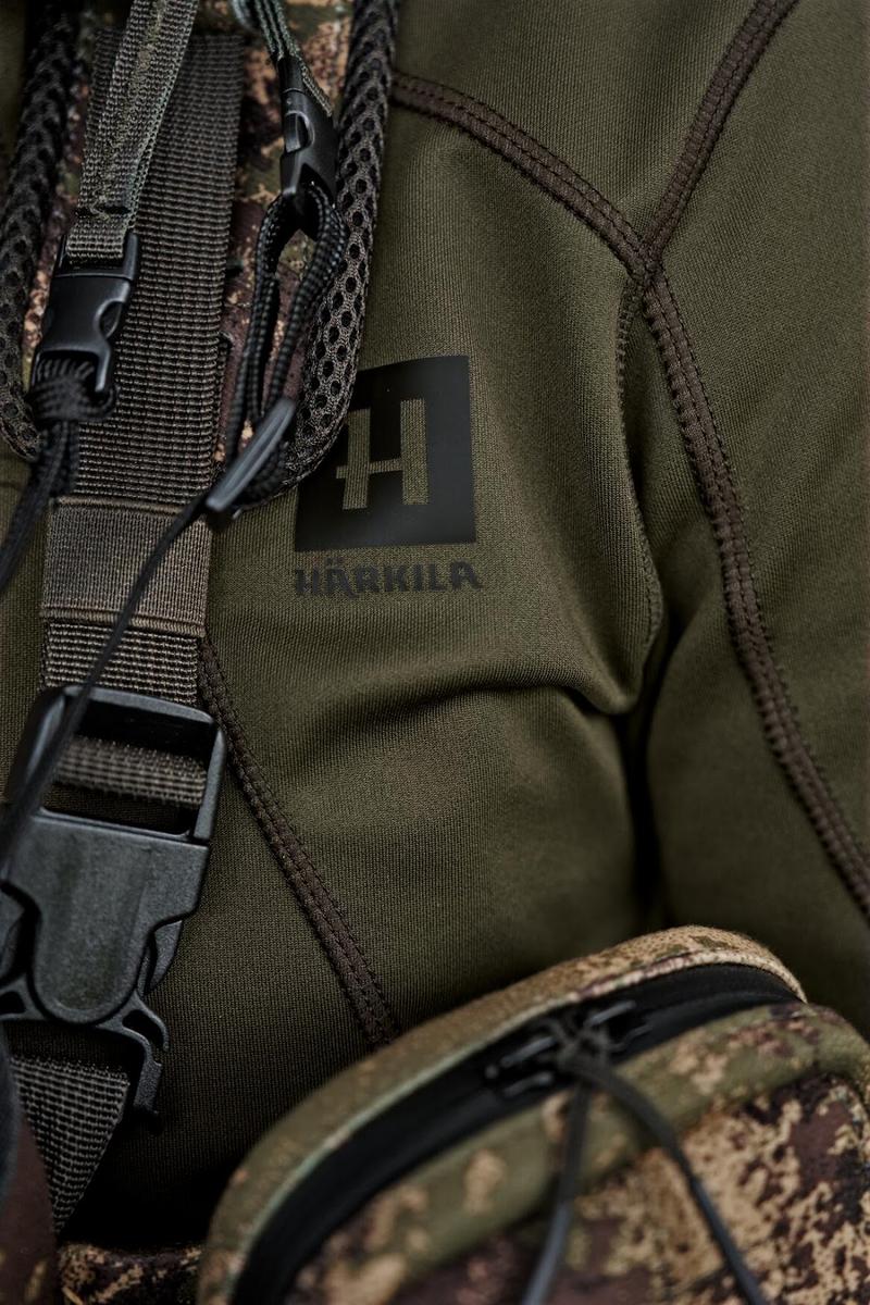 Harkila Deer Stalker full zip fleece hoodie Willow