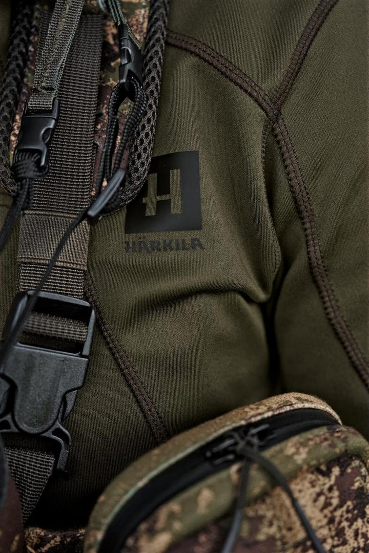 Harkila Deer Stalker full zip fleece hoodie Willow