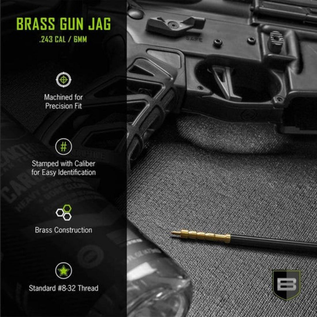 Breakthrough Clean Brass Cleaning Jag .243 Cal / 6mm
