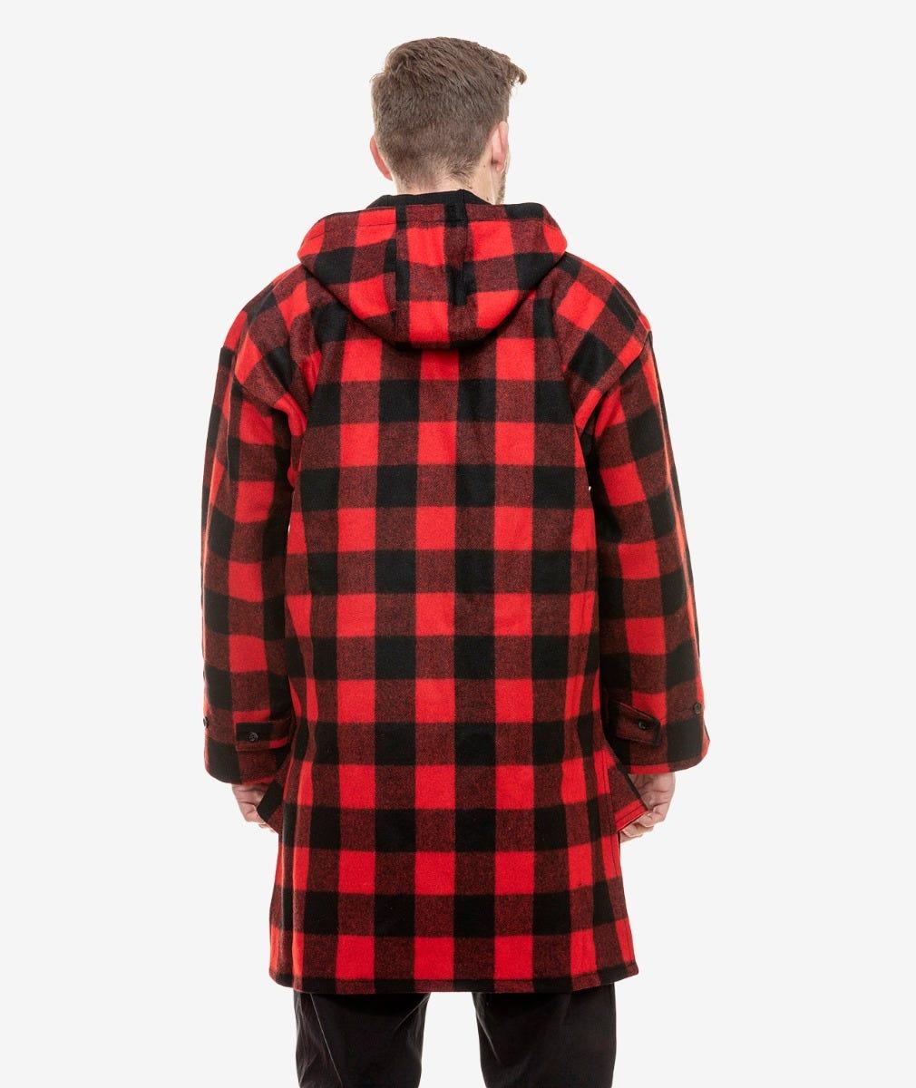 Swanndri Original Lace Front Bush Shirt Red/Black Check
