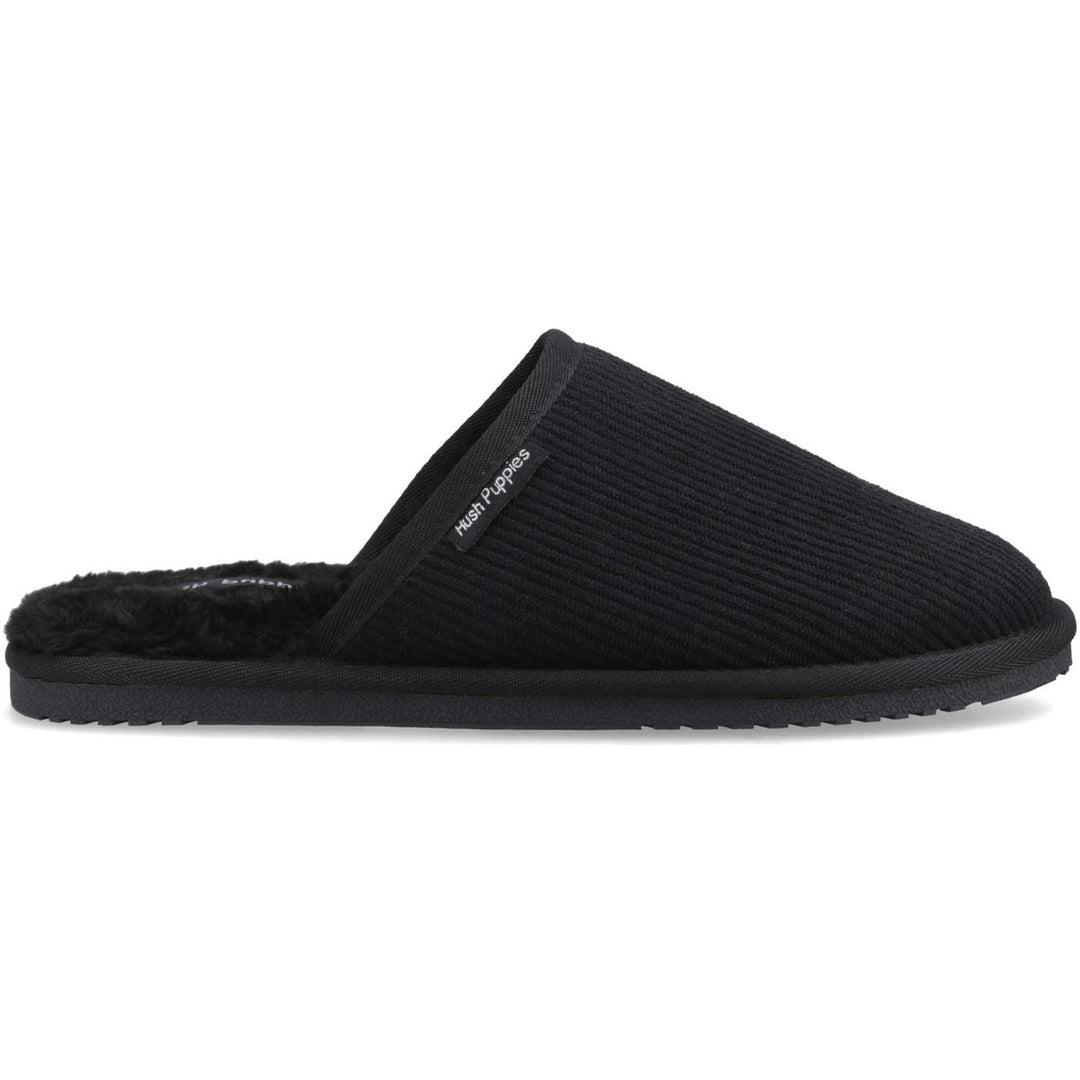 Coady Cord Slipper Black