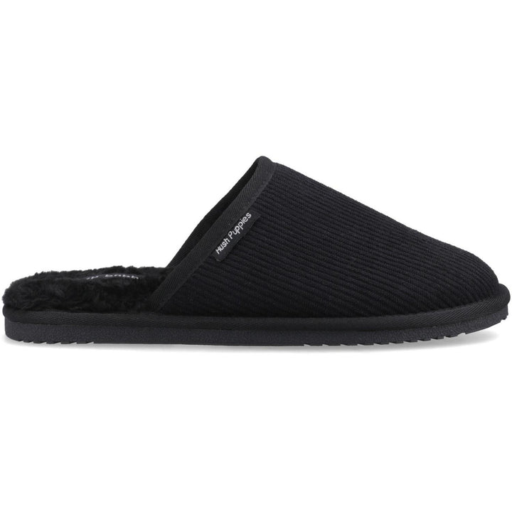Coady Cord Slipper Black