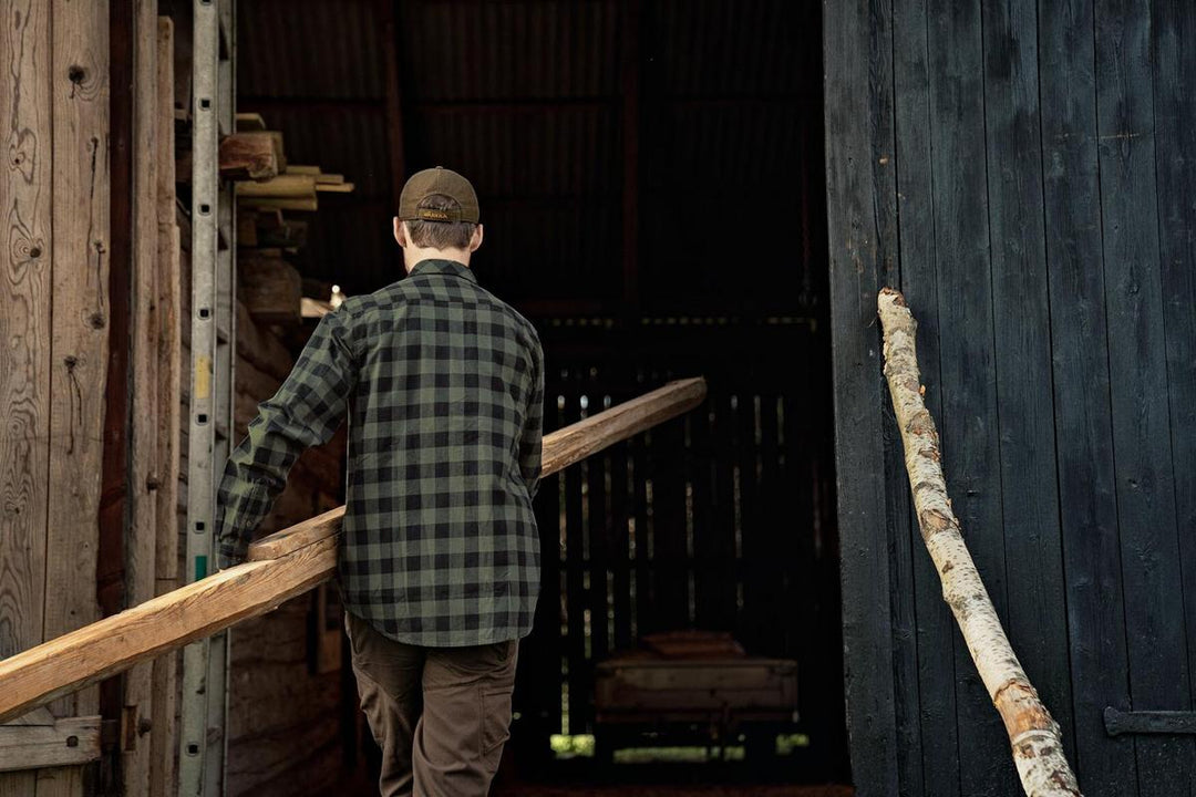 Harkila Härkila Scandinavian L/S shirt Green check