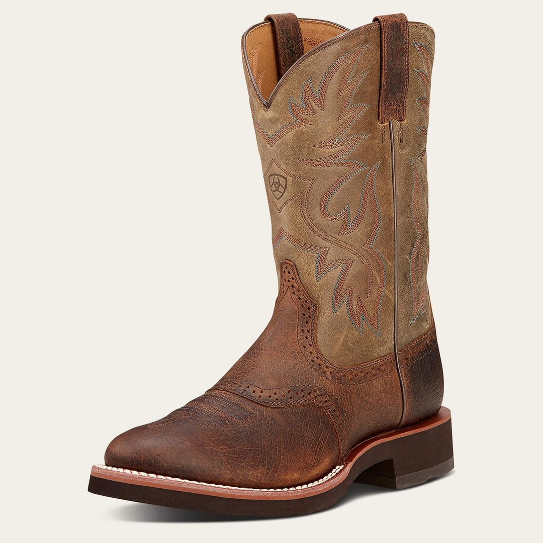 Ariat Mens Heritage Crepe Earth/brnbomber
