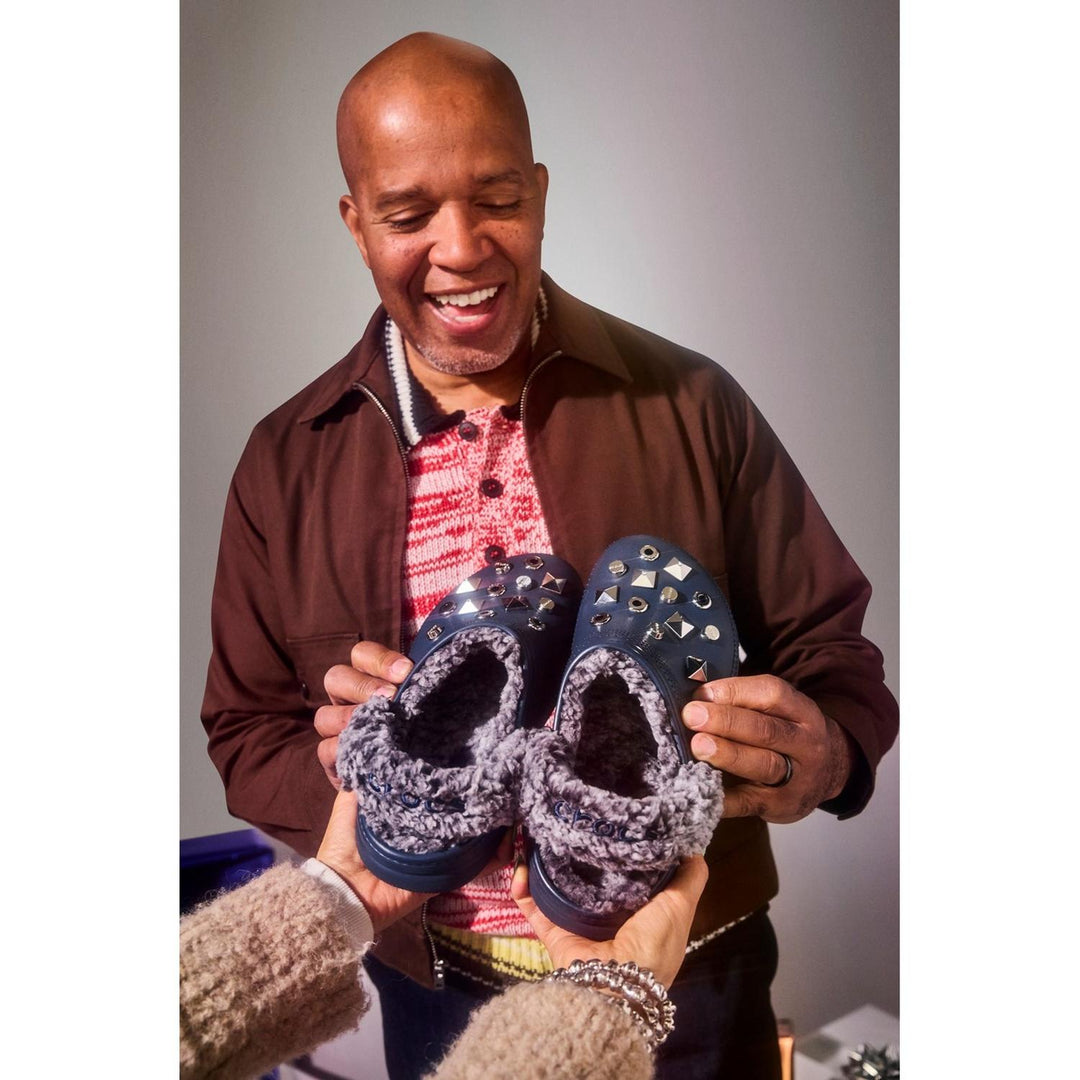 Classic Fleece Lined Clog Navy