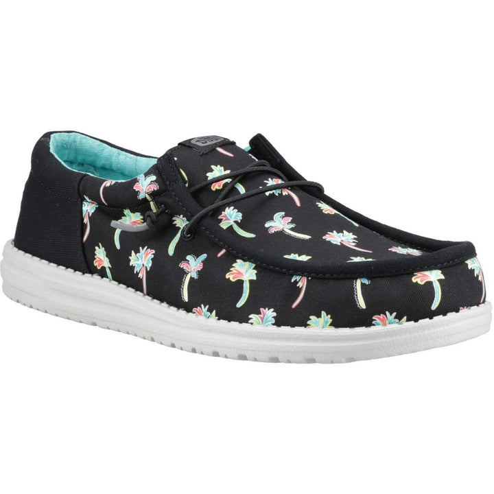 HEYDUDE Wally Funk Party Palm Shoes Black/Multi
