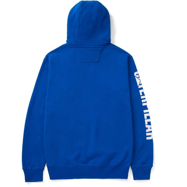 Caterpillar Trademark Banner Hooded Sweatshirt Memphis Blue