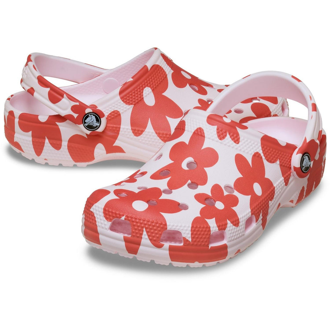 Classic Pop Petals Clog Bubble Ice/Multi