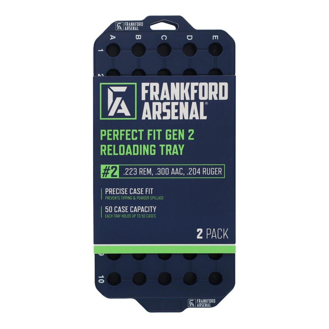 Frankford Arsenal Perfect Fit Gen2 Reloading Tray No2 2pk