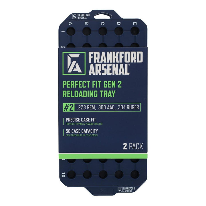 Frankford Arsenal Perfect Fit Gen2 Reloading Tray No2 2pk