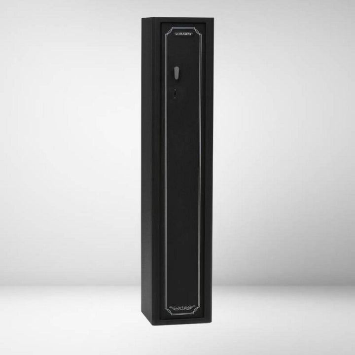 LBA8 - Key Lock Safe with Internal Ammo Storage - 4 to 8 guns