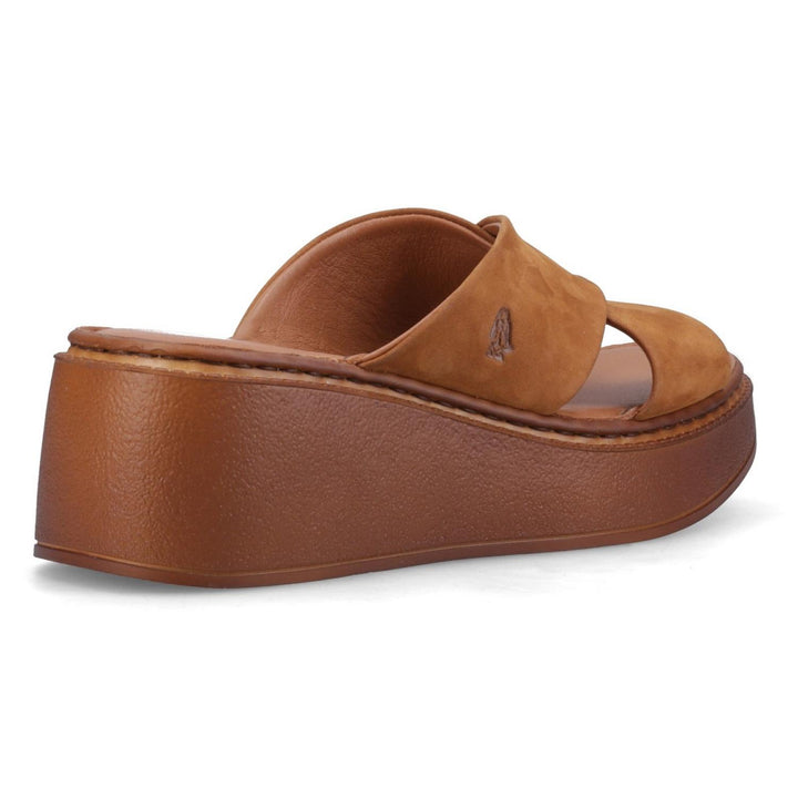 Bobbi Wedge Sandal Tan Nubuck