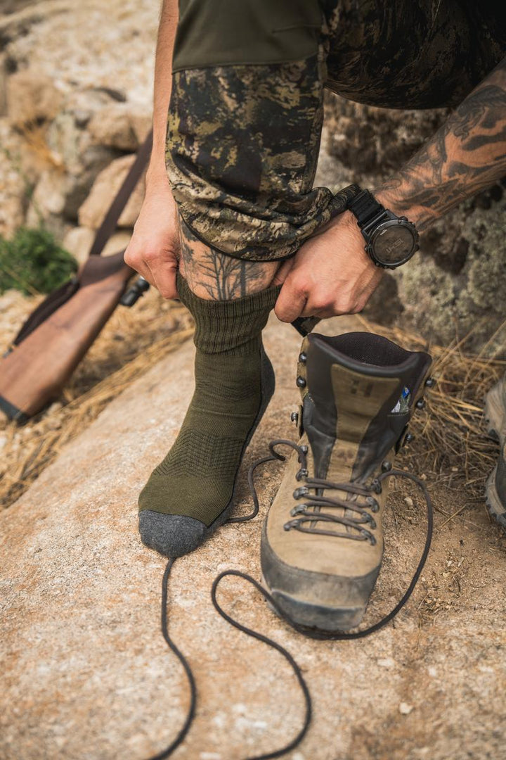 Seeland Field Sock - 3Pack Pine Green/Dark Grey