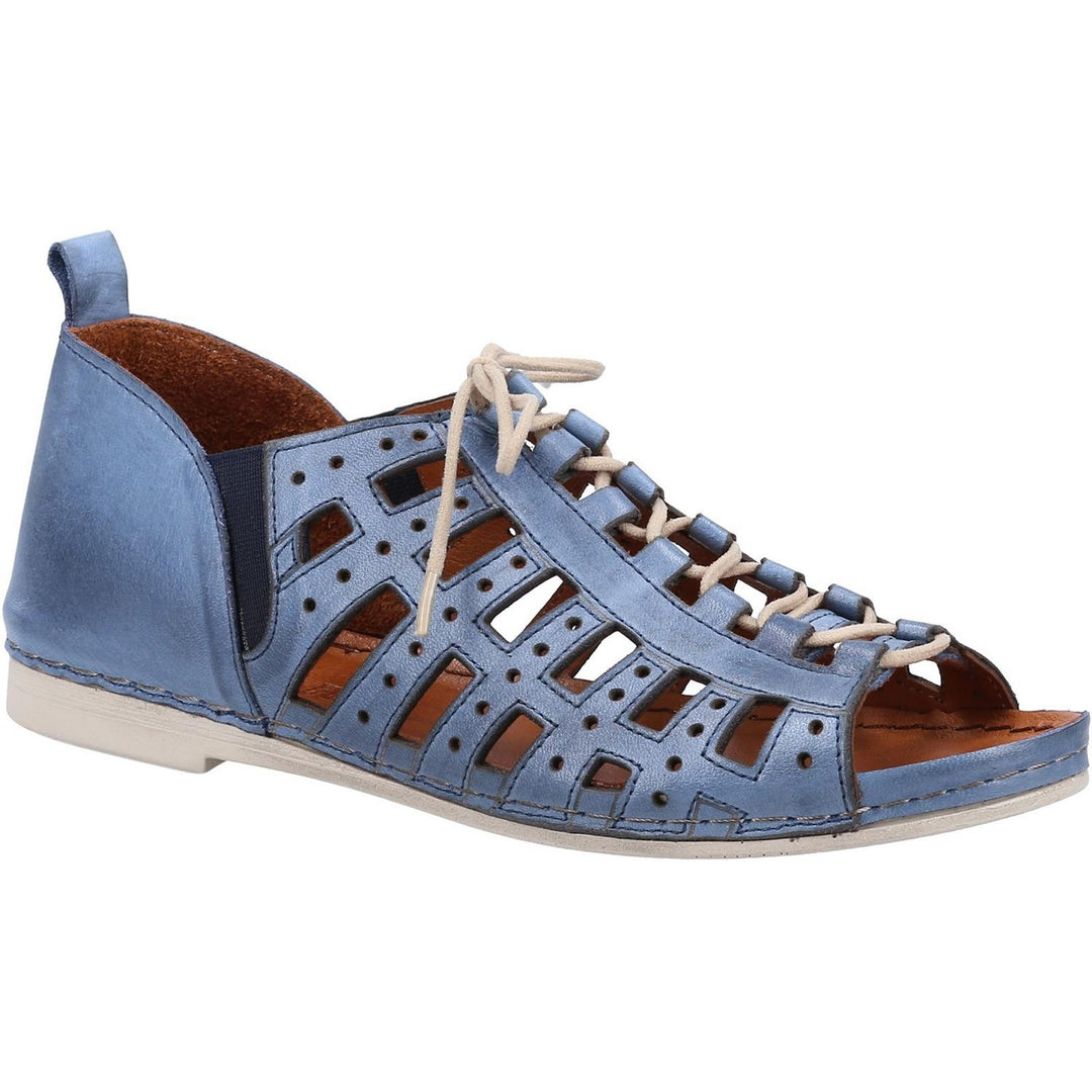 Riva Newport Leather Elasticated Summer Shoes