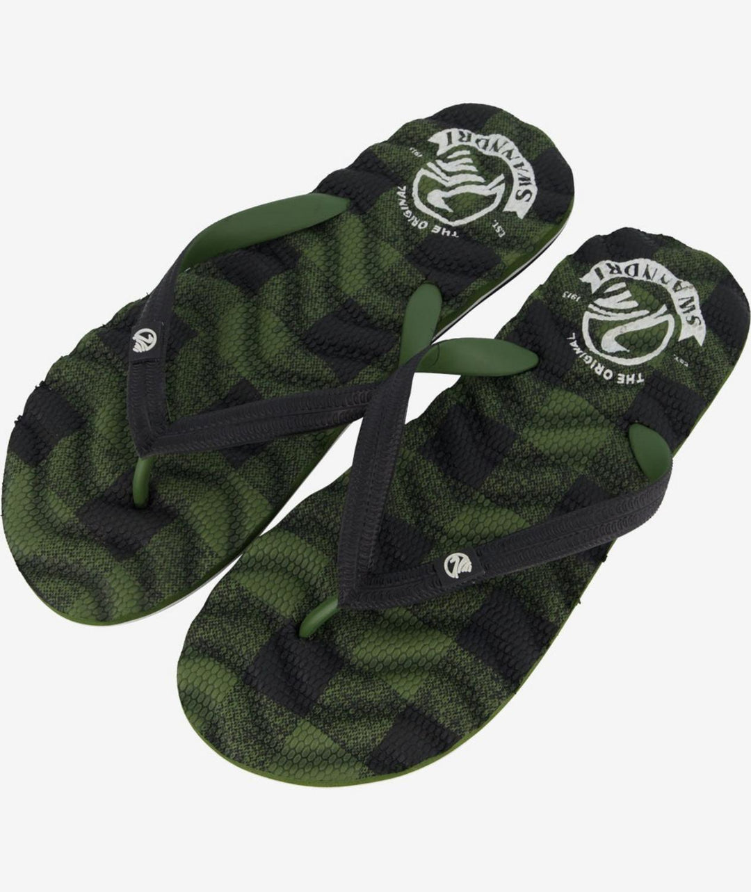 Swanndri Swanndal Check Print Sandal