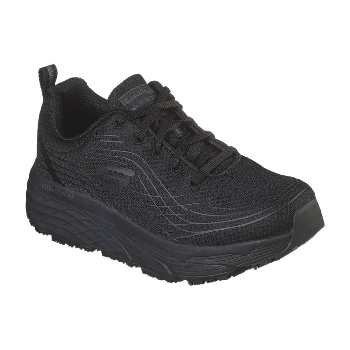 Skechers Workwear Max Cushioning Elite Sr Occupational Shoes Black