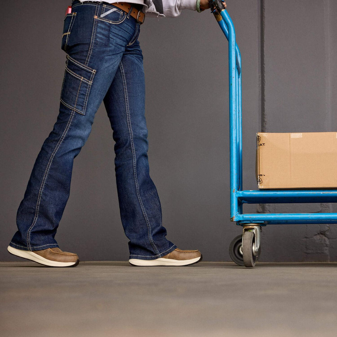 Ariat Ladies Rebar MR DuraStretch Riveter Boot Cut Jean