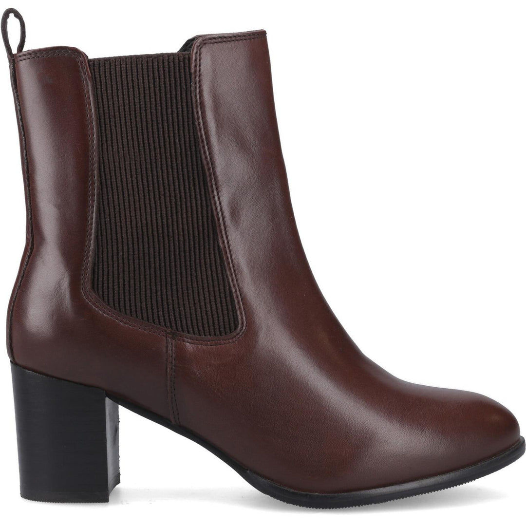 Camellia Heeled Boot BROWN