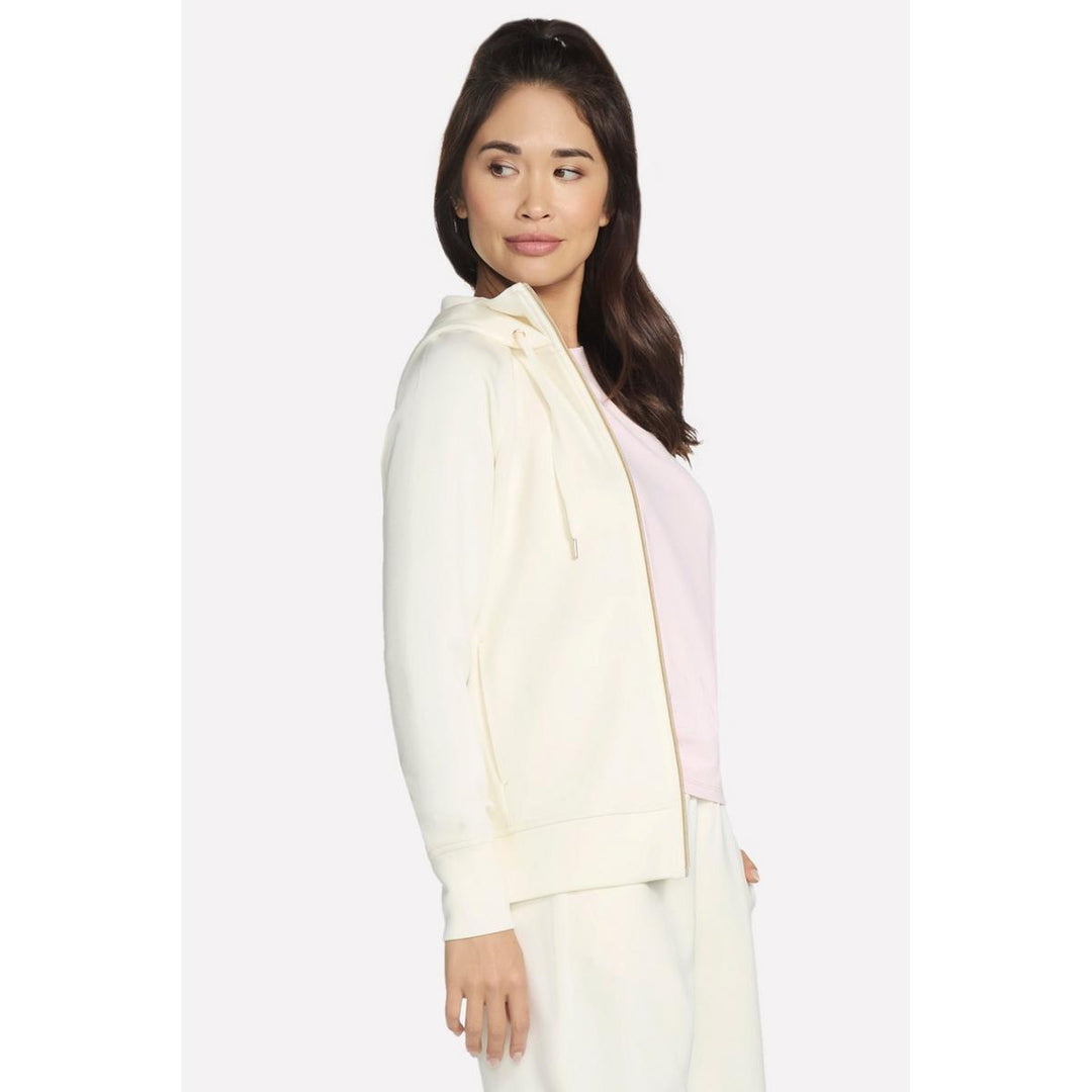 Skechers Performance Skechluxe Elevate Hooded Jacket Off White