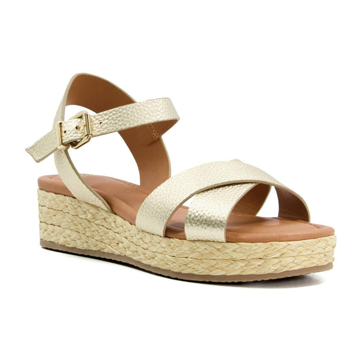 Dune Linnie Sandal Gold