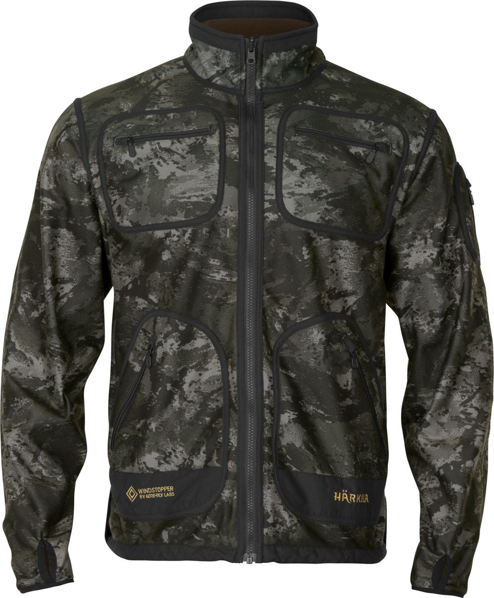 Harkila Kamko NOCTYX WSP rev. fleece jacket AXIS MSP®Black/W