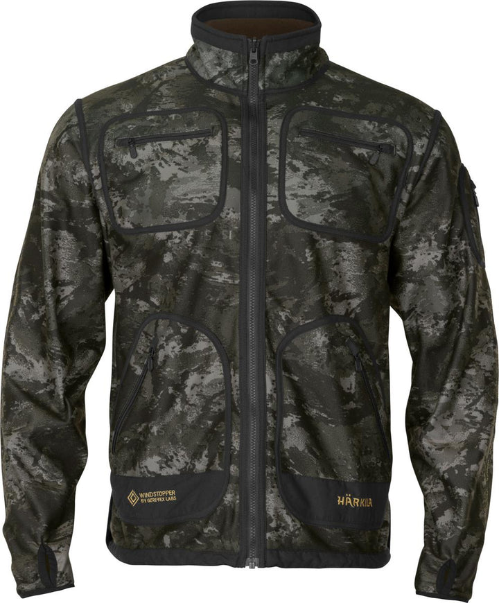 Harkila Kamko NOCTYX WSP rev. fleece jacket AXIS MSP®Black/W