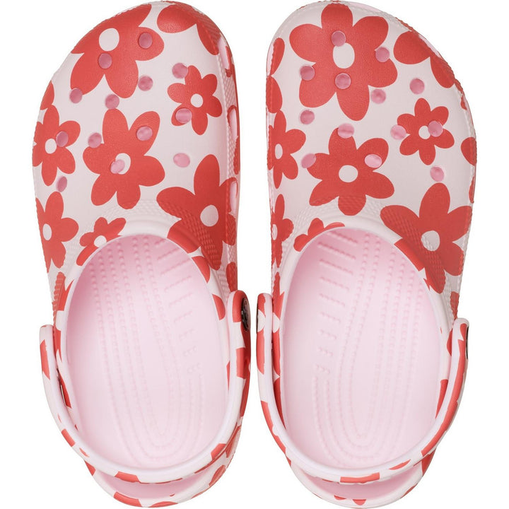 Classic Pop Petals Clog Bubble Ice/Multi