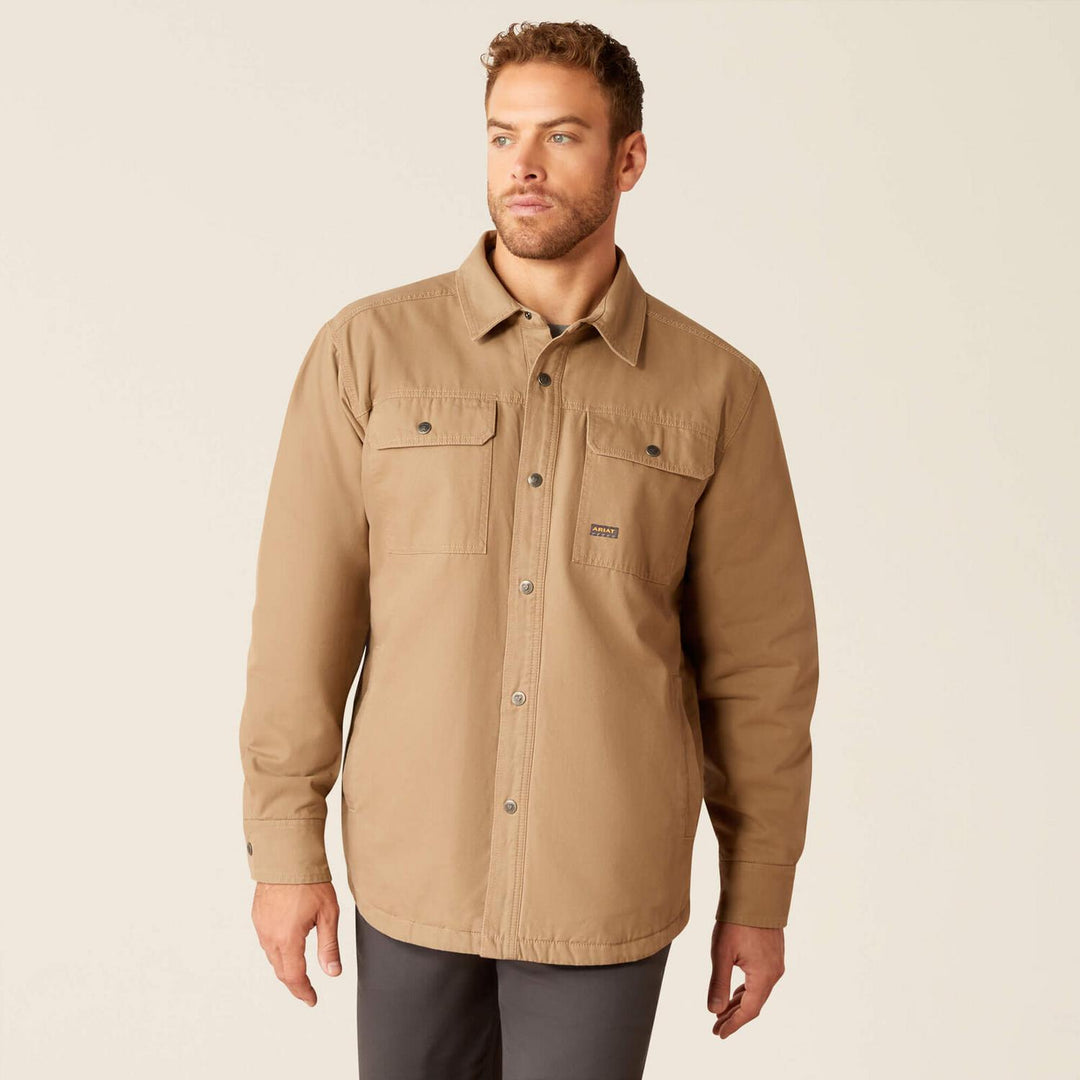 Ariat Mens Rebar Canvas Shirt Jacket