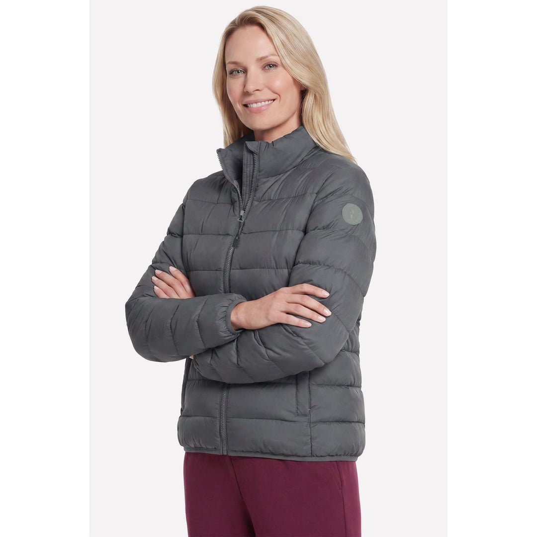SKECHERS COZY FIT JACKET Green/Black