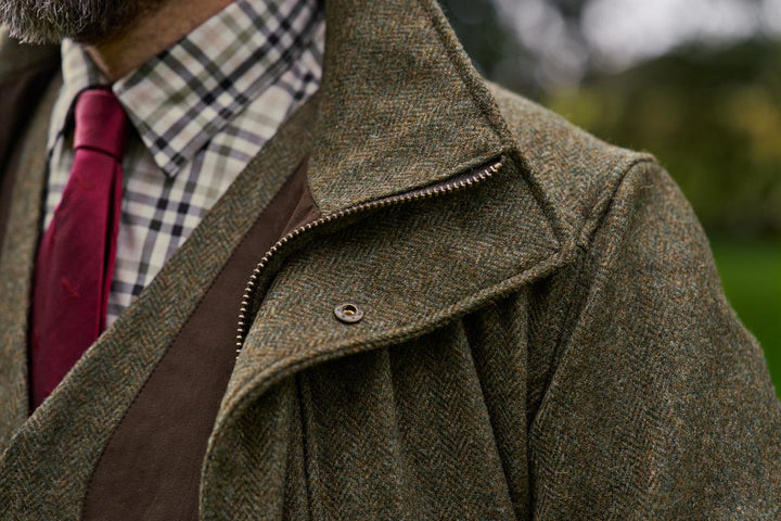 Harkila Kenmore GTX jacket Forest green/Herringbone – view 3