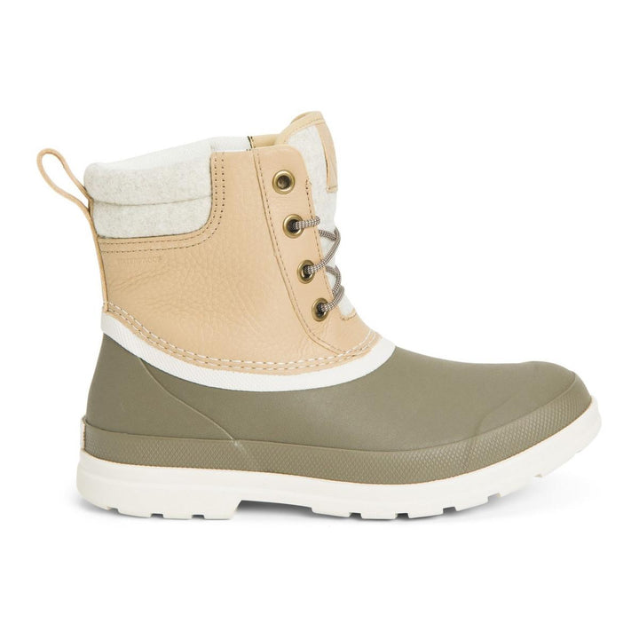 Muck Boots Originals Duck Lace Wellingtons Taupe/Walnut – view 5