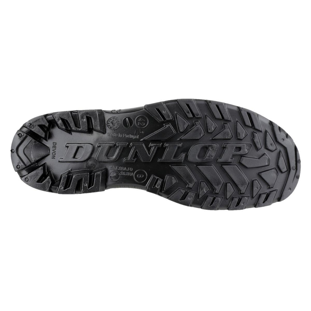 Dunlop Devon Full Safety Wellington Green/Black