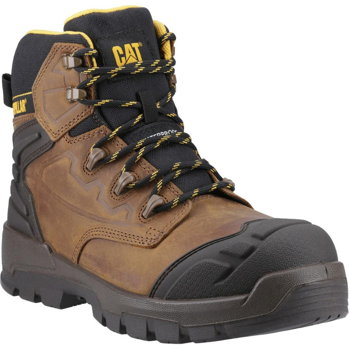 Caterpillar STRIVER XL 6" Safety Boot Dark Beige/Black/Yellow