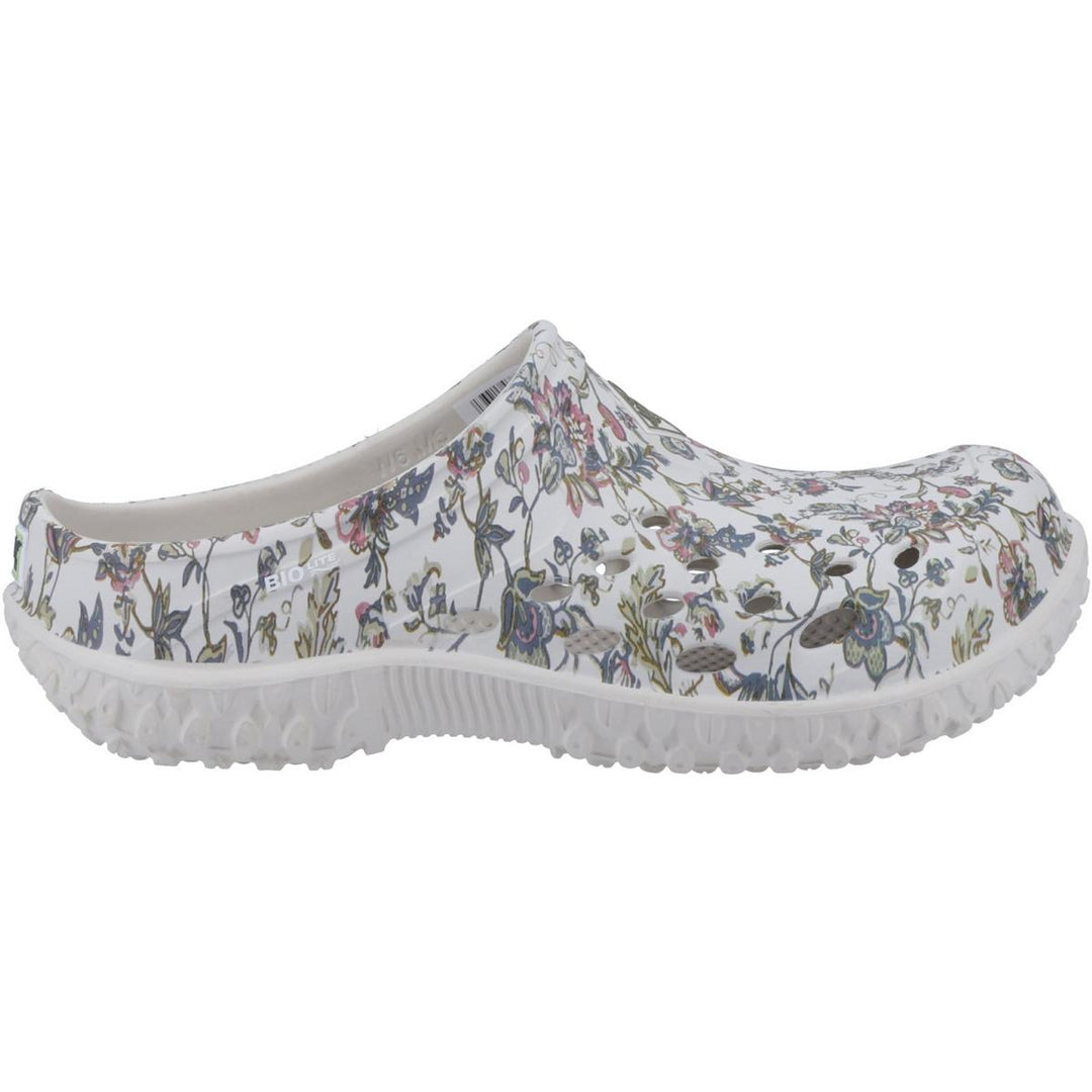 Muck Boots Muckster Lite Clog Light Grey/Floral Print