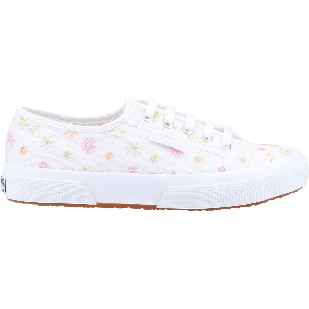Superga 2750 Flowers Embroidery Shoe White/Multicolour Flowe