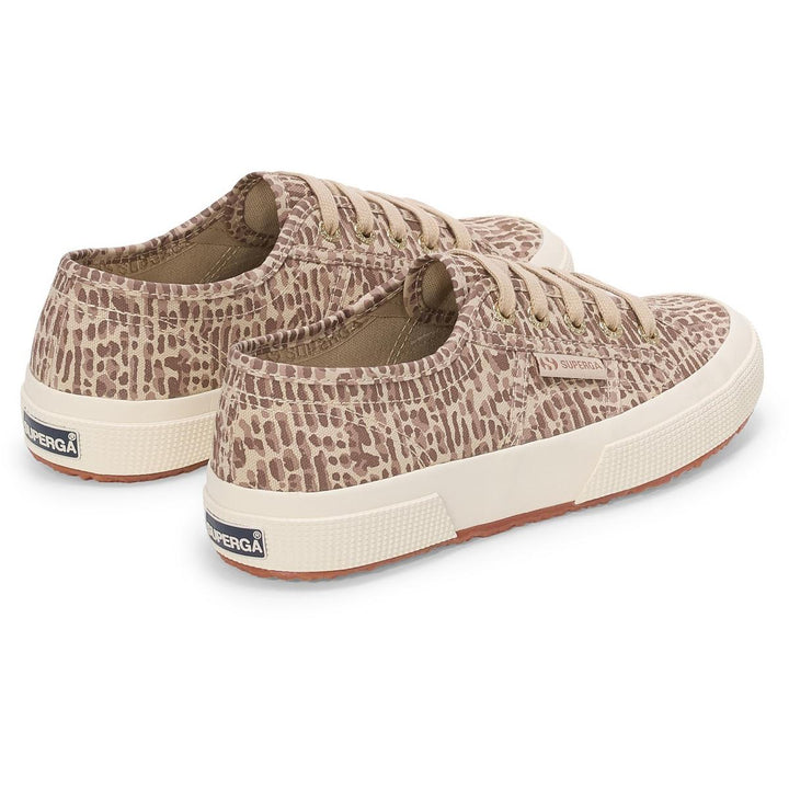 Superga 2750 Jaguar Print Shoe Brown/Light Beige