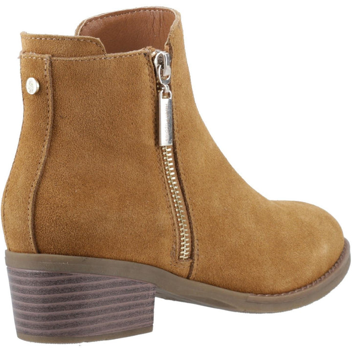 Ingrid Zip Boot Tan