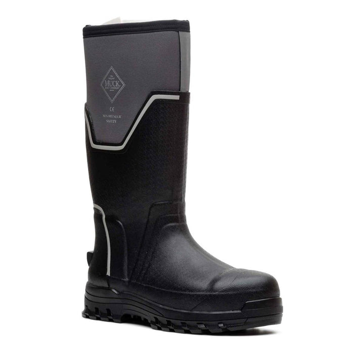 Muck Boots Grit S5 Safety Wellington Black/Grey – view 7